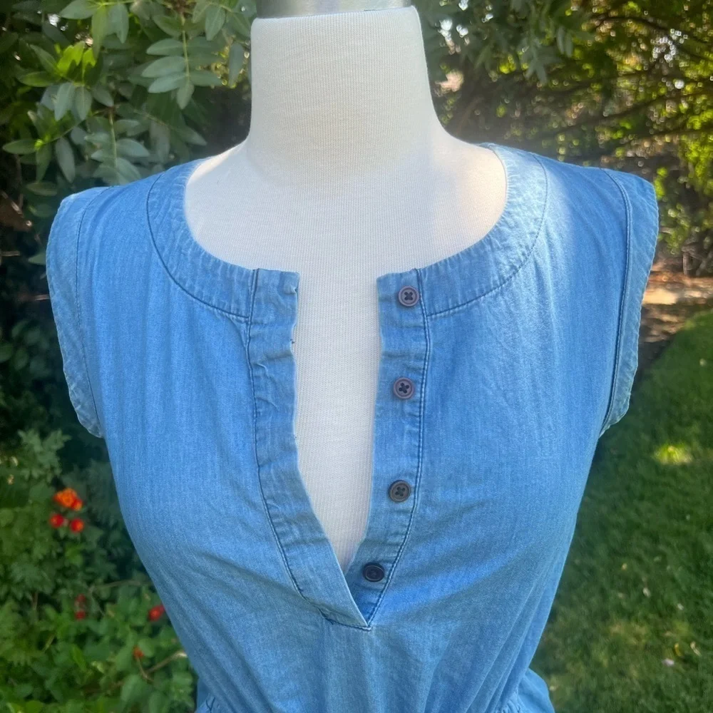 J. CREW Blue Jean Mini Dress